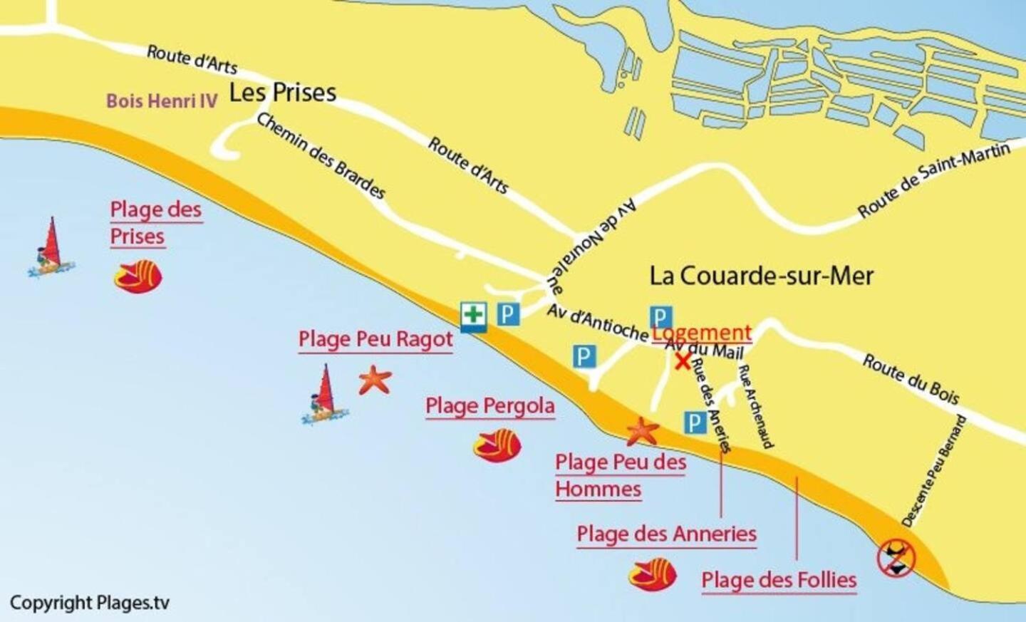 Ferienwohnung L'Annerie - Piscine La Couarde-sur-Mer Exterior foto